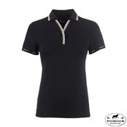 Cavallo Pique Polo T-Shirt - Sort